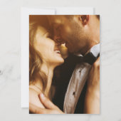 Carte Élégant Arc Floral Script Mariage photo romantique (Dos)