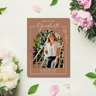 Carte Elégant Arch Photo High School Graduation Party