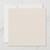 Carte Elégant automne flamboyant mariage floral Enregist (Dos)