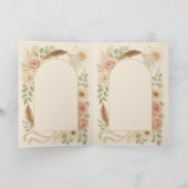 Carte Elegant Boho Wedding Stationery Suite - Olivia & L (Intérieur)