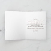 Carte Élégant bouchon de graduation en or avec Confetti  (Intérieur)