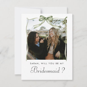 Carte Elegant Bow Serez-Vous Ma Femme D'Accueil Photo