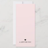 Carte Elegant Business Personalized Gift Certificate (Dos)