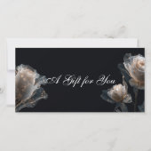 Carte Élégant certificat cadeau moderne professionnel (Devant)