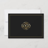 Carte Élégant Certificat Cadeau Professionnel Avec Logo (Dos)