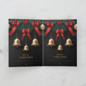 Carte Elegant Christmas Bells Decor – (Intérieur)