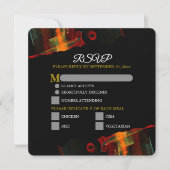 Carte Elegant Classic Modern Trendy Pattern #903 Wedding (Devant)