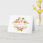 Carte Élégant classique Bonne fête des mères Salutation (Fleur jaune)