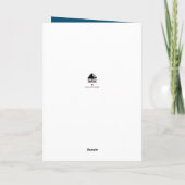 Carte Élégant Collage de photos Fête des pères heureuse (Dos)