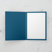 Carte Élégant Collage de photos Fête des pères heureuse (Intérieur)