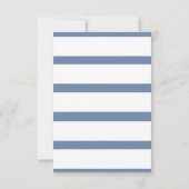Carte Élégant Daisy Blue Gris Script Gris Gris Gratuit (Dos)