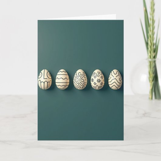 Carte Elegant Decorative Shapes Card (Devant)