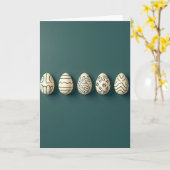 Carte Elegant Decorative Shapes Card (Fleur jaune)