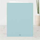 Carte Elegant Easter Folded Greeting Card (Dos)