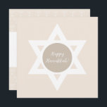 Carte Elégant et heureux voeux Hanoukka<br><div class="desc">Art numérique</div>
