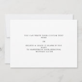 Carte Élégant et tendance Pour ma mère le jour de mon ma (Dos)