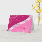 Carte Elegant Floral Birthday Cards (Fleur jaune)