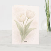Carte Elegant Floral Happy Valentine’s Day Card (Dos)