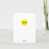 Carte Élégant florant Peony Flower Anniversaire d'amour (Dos)