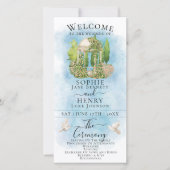 Carte Elégant Gazebo fleurie colombes Luxury Wedding Pro (Devant)