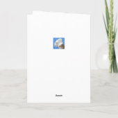 Carte Elegant Goose Happy Birthday Card (Dos)