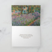 Carte Elégant Iris Funeral Désolé Pour Votre Sympathie D (Intérieur)