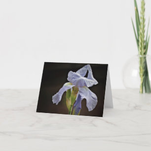 Carte Elegant Iris Note Card