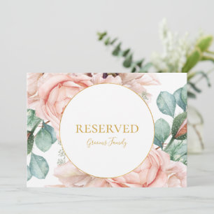 Carte Elégant Jardin Floral Blush   Connexion réservée