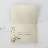 Carte élégant Joyeux Noël sur noir (Intérieur)