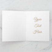 Carte Elégant, luxe, 10e anniversaire (Intérieur)