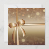 Carte Elégant, Luxe, Or, Brillant, Vacances (Dos)