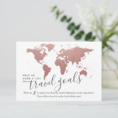 Carte Elégant Mariage Idées de Voyage Conseils (Debout devant)