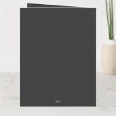 Carte Élégant minimaliste moderne (Dos)