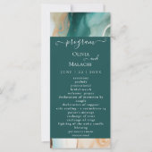 Carte Elégant moderne Agate Abstrait Jade (Devant)