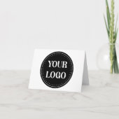 Carte élégant, moderne, raffiné et éditable. (Devant)