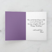 Carte Elégant Mucha Style Portrait d'une belle femme (Intérieur)