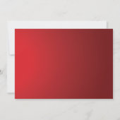 Carte Élégant Noël Red Berri (Dos)