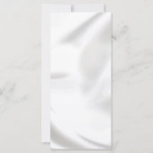 Carte Elégant Noir et Blanc Accueil et Merci (Dos)