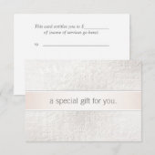 Carte Élégant papier à colle simple FAUX bande de cuivre (Devant / Derrière)