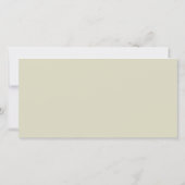 Carte Élégant Peach Floral Logo Certificat cadeau (Dos)