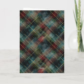 Carte Elegant Piano Gold Brown Stripes Christmas (Dos)