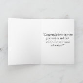 Carte Élégant Pink Tulip Infirmière Graduation Félicitat (Intérieur)