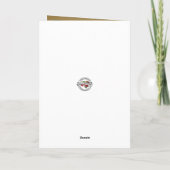 Carte Élégant prêtre d'Ordination du 50e anniversaire Jé (Dos)