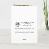 Carte Élégant Religieux Saint Joseph Enfant Jésus Or (Dos)