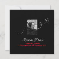 Élégant repos en paix condoléances