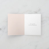 Carte Élégant Rose Floral Romance Fête des Mères (Intérieur)