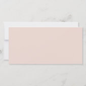 Carte Élégant Rose Gold Certificat cadeau (Dos)