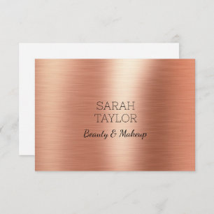 Carte Élégant Rose Gold Foil Black Cadeau Certificat cad
