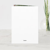 Carte Elégant Sage Vert Aquarelle Merci Floral (Dos)