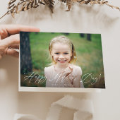 Carte Elegant Script Mother's Day Photo